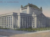 Kraljevska sveučilišna knjižnica (danas Državni arhiv), razglednica, putovala 1915. godine